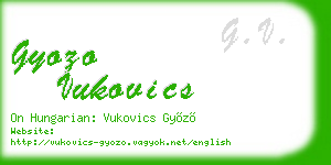 gyozo vukovics business card